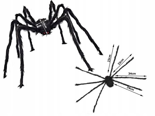 Verk 26035 Gigantický pavouk 90 cm, černá