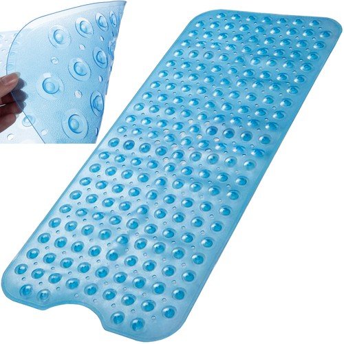 Ruhhy 22540 Koupelnová protiskluzová podložka do vany 100 x 40 cm, modrá