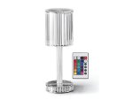 Verk 12305 Křišťálová LED stolní lampa, RGB, dotykový panel, dálkové ovládání