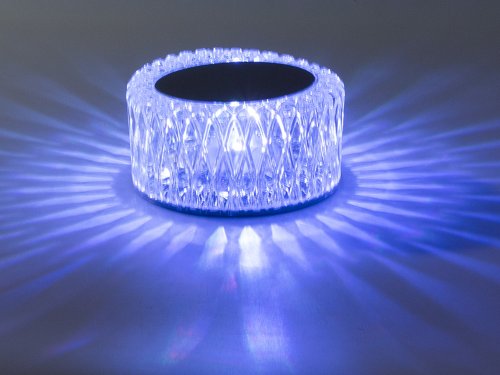 Verk 12306 Krištáľová LED stolná lampa, RGB, dotykový panel, diaľkové ovládanie