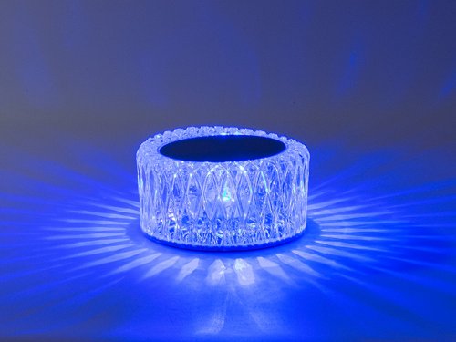 Verk 12306 Krištáľová LED stolná lampa, RGB, dotykový panel, diaľkové ovládanie