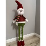 Ruhhy 22331 Vánoční dekorace sněhulák s teleskopickými nohami 95 cm 