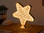 Verk 12311 Krištáľová LED stolná lampa, RGB, hviezda