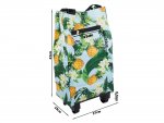 Verk 24135 Nákupní taška na kolečkách 20 l,  ananas 