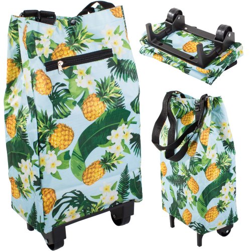 Verk 24135 Nákupní taška na kolečkách 20 l,  ananas 