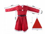 Verk 26075 Kostým Santa Claus - dievčenské