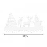 Ruhhy 22253 Vianočné nálepky na okno - Merry Christmas