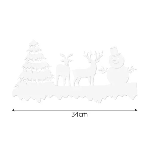Ruhhy 22253 Vianočné nálepky na okno - Merry Christmas