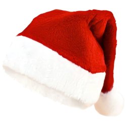 Ruhhy 22556 Vianočná čiapka Santa s brmbolcom červená Ruhhy 22556 Vianočná čiapka Santa s brmbolcom červená
