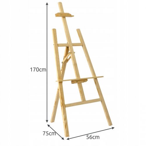 Maaleo 22621 Dřevěný malířský stojan 170 cm