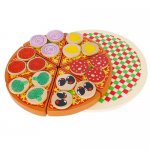 Kruzzel 22471 Drevená krájacia pizza PIZZA 21cm