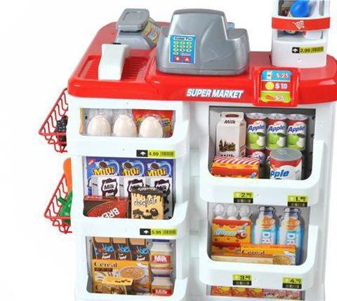Kruzzel 22374 Dětský supermarket obchod s doplňky
