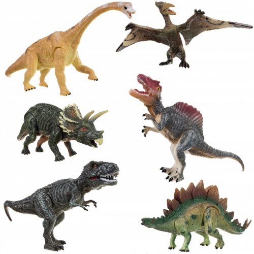 Kruzzel 22398 Figurky dinosaurů 6 ks