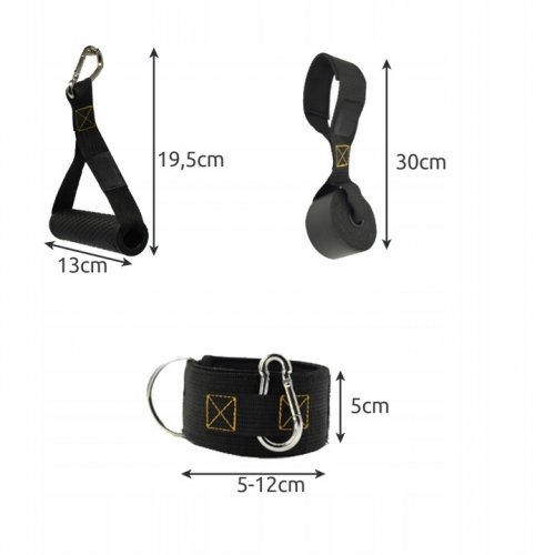Trizand 22716 Expandery sada odporových gúm na cvičenie 5 ks