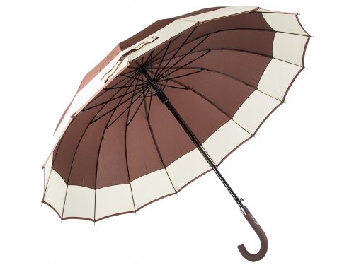 Verk 25016 Deštník holový 16 drátů, 108 cm, hnědá