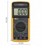 ISO Digitálny multimeter DT9208A, 1000V, 10A