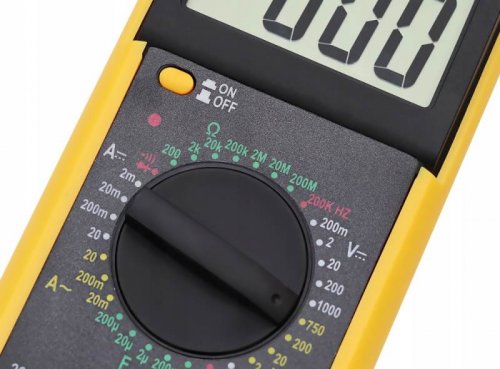 ISO Digitálny multimeter DT9208A, 1000V, 10A