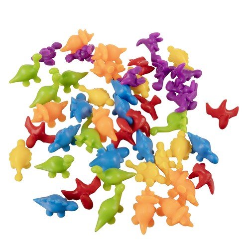 Kruzzel 22496 Dinosauři vzdělávací sada montessori 48 ks