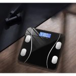 Ruhhy 22525 Analytická osobní váha Bluetooth 180 kg černá