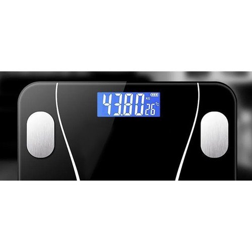 Ruhhy 22525 Analytická osobná váha Bluetooth 180 kg čierna