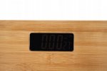 Ruhhy 22522 Digitálna osobná váha 180 kg bambus