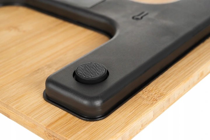 Ruhhy 22522 Digitálna osobná váha 180 kg bambus