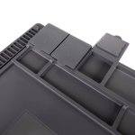 Bigstren 22727 Silikonová pracovní podložka s magnetickými přihrádkami 45 × 30 cm, šedá