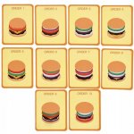 Kruzzel 22673 Dětský dřevěný hamburger