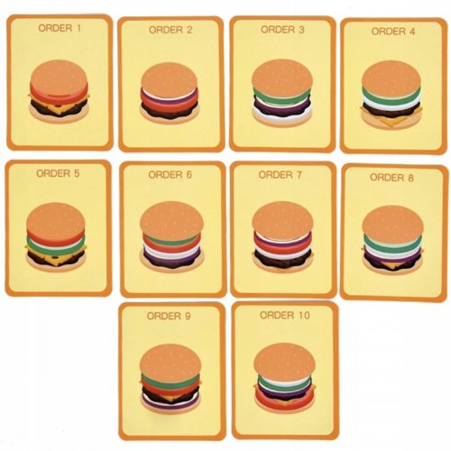 Kruzzel 22673 Detský drevený hamburger