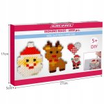 Kruzzel 22424 Zažehlovací korálky sada 6000 ks + šablony