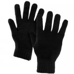 Trizand 22100 Dámsky zimný set čiapky, šál, rukavice čierna