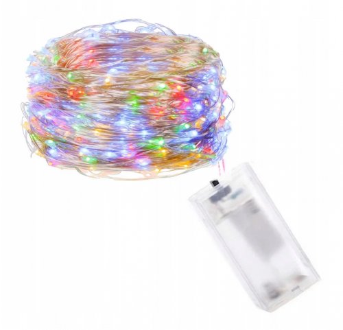 Foxter XT2696 Světelný řetěz na baterie 100 LED multikolor
