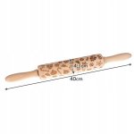 Ruhhy 22039 Váleček na těsto se vzorem - Vánoce