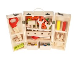 Kruzzel 22697 Drevené náradie v kufríku