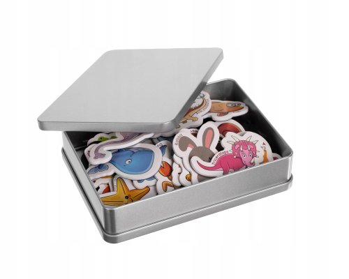 Kruzzel 22616 Magnetky na chladničku zvieratká 40 ks