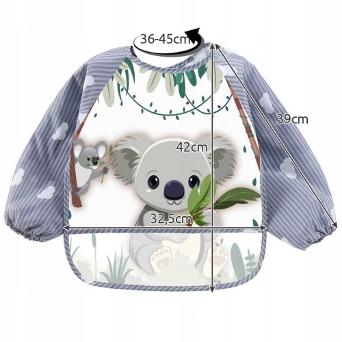 Kruzzel 22255 Bryndáček s dlouhým rukávem a kapsičkou