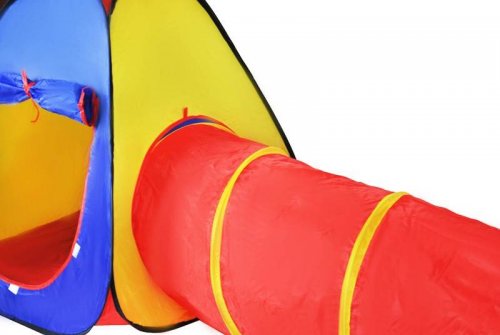Kruzzel 22523 Dětský stan 3 v 1, barevný