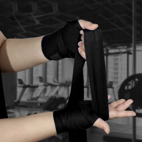 Trizand 23015 Boxerské bandáže 2 x 4 m, černá