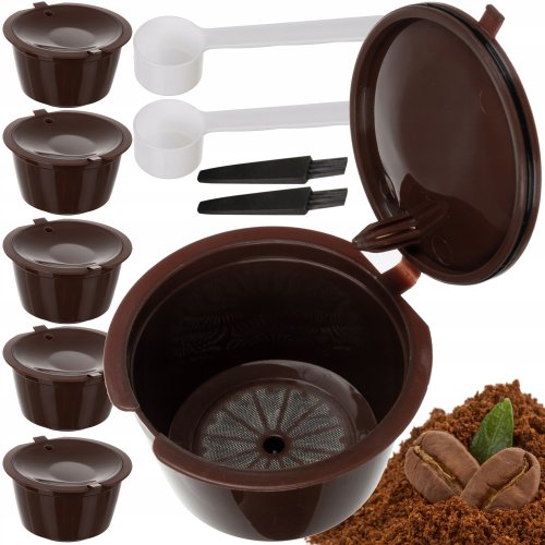 Ruhhy 23028 Opakovaně plnitelné kapsle do kávovaru 6 ks