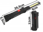 Verk 11396 Multifunkčné LED COB svietidlo s otočnou hlavou 5 v 1