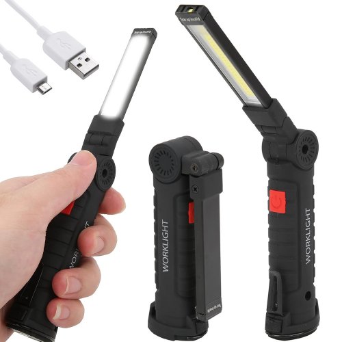 Verk 11396 Multifunkčné LED COB svietidlo s otočnou hlavou 5 v 1