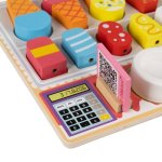 Kruzzel 22494 Dřevěný obchod zmrzlina, 3D Puzzle