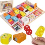 Kruzzel 22494 Dřevěný obchod zmrzlina, 3D Puzzle