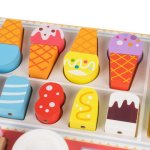 Kruzzel 22494 Dřevěný obchod zmrzlina, 3D Puzzle