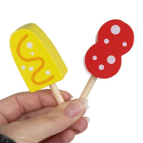 Kruzzel 22494 Dřevěný obchod zmrzlina, 3D Puzzle