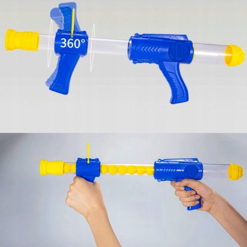 Kruzzel 22959 Hra pištoľ s penovými loptičkami Duck Hunt