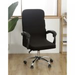 Malatec 22887 Elastický potah na kancelářskou židli černá