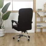 Malatec 22887 Elastický potah na kancelářskou židli černá