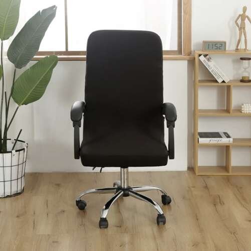 Malatec 22887 Elastický potah na kancelářskou židli černá