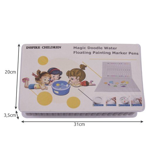Maaleo 22504 Magické obojstranné fixky na kreslenie do vody 12 ks
